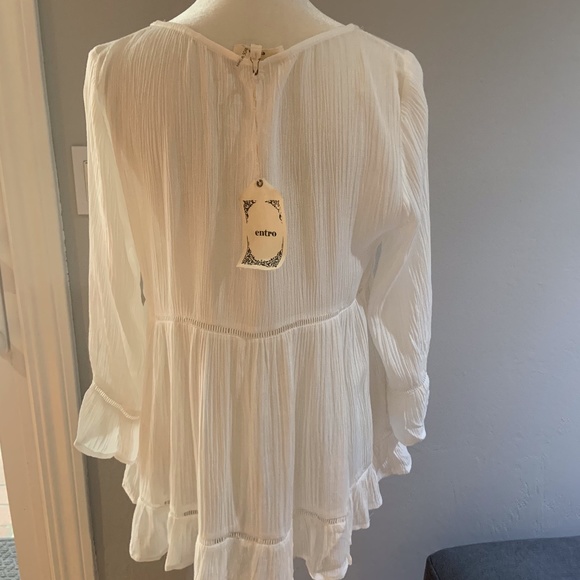 White Boho Entro Top - Picture 5 of 5